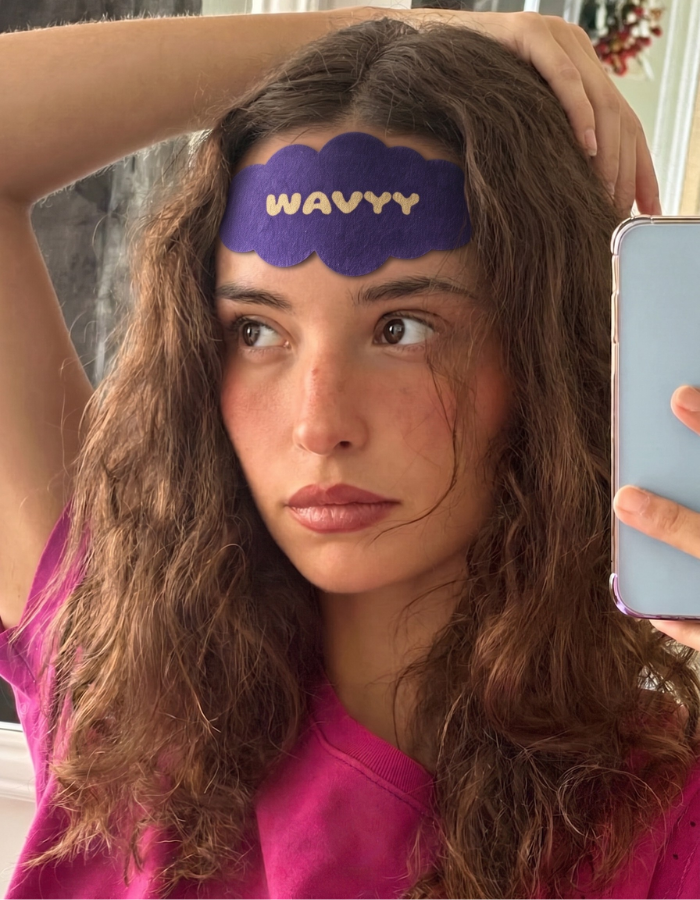WAVYY cooling patch on-skin lifestyle photo